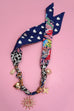 HANDMADE ANIMAL DESIGN SCARF NECKLACE-SUN HEART | 80N92493