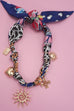 HANDMADE ANIMAL DESIGN SCARF NECKLACE-SUN HEART | 80N92493