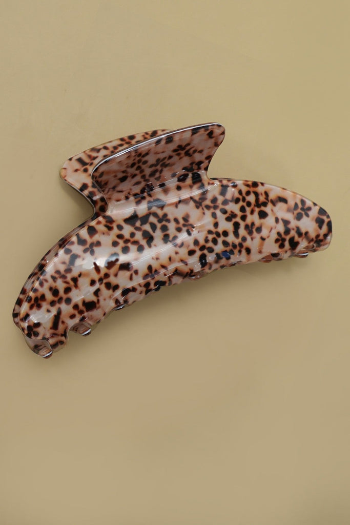 VINTAGE PORCELAIN ANIMAL HALF MOON HAIR CLAW CLIPS | 40H1022