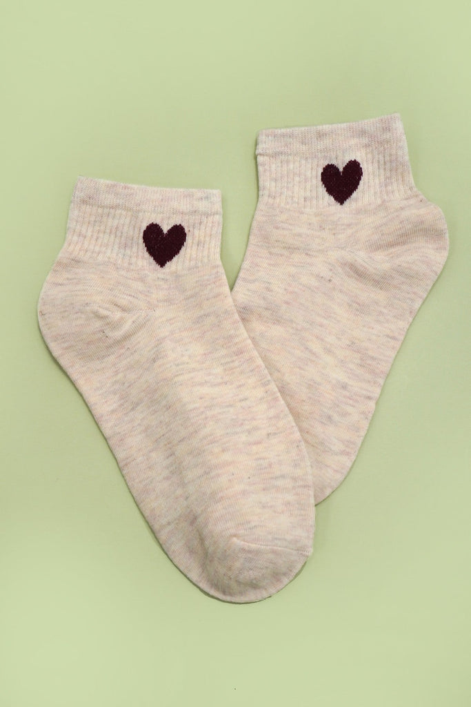 WOMAN HEART COTTON SOCKS | 40S02072
