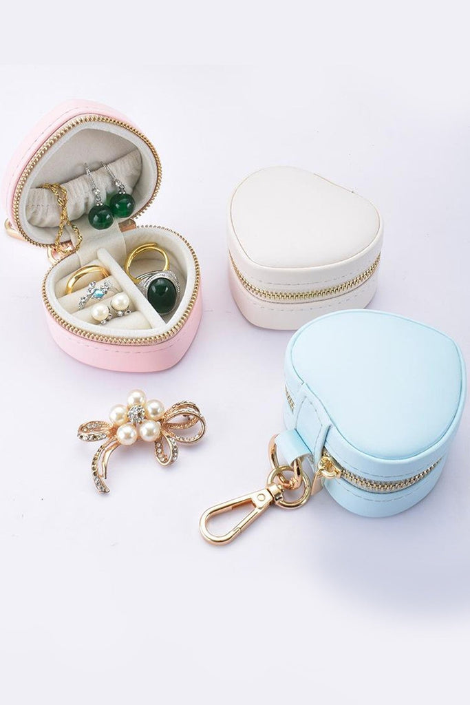 MINI HEART JEWELRY BOX KEYCHAIN BAG CHARM | 40P591