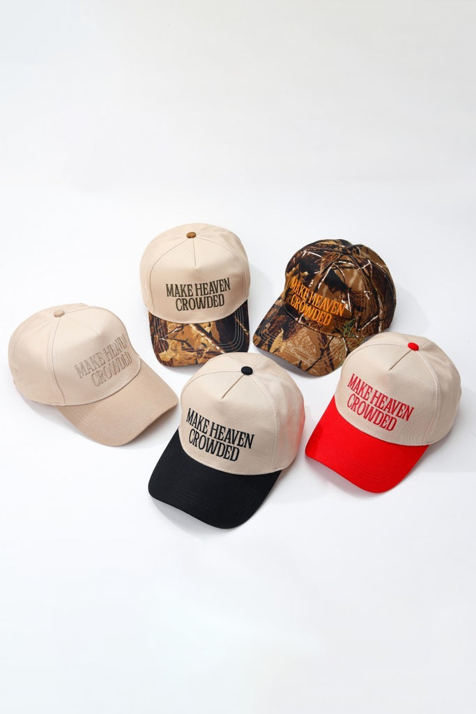 MAKE HEAVEN CROWDED BASEBALL CAP | 40HW748