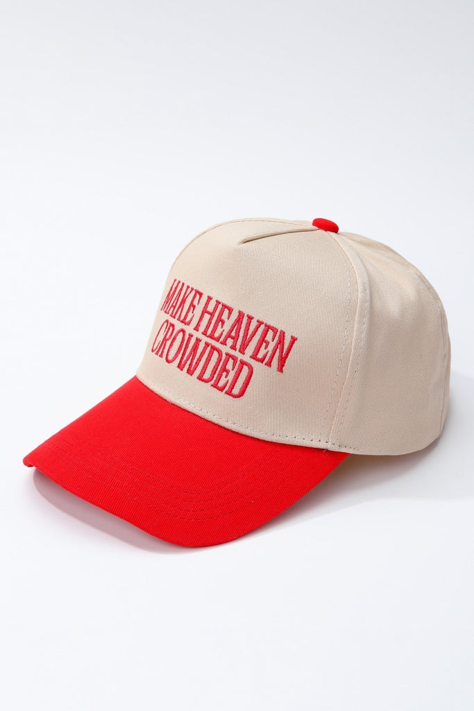 MAKE HEAVEN CROWDED BASEBALL CAP | 40HW748