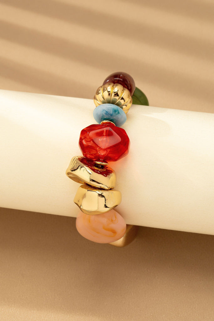 VINTAGE STATEMENT MIXED STONE BRACELET | 80B1572