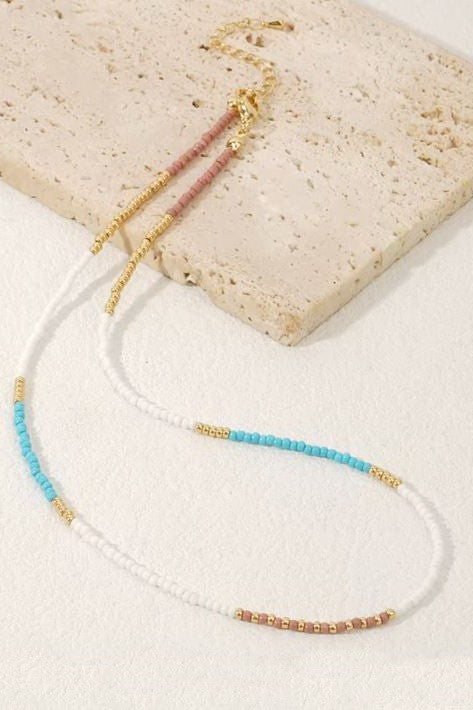 CLASSIC ARTISTIC BEADED NECKLACE | 40NK9632
