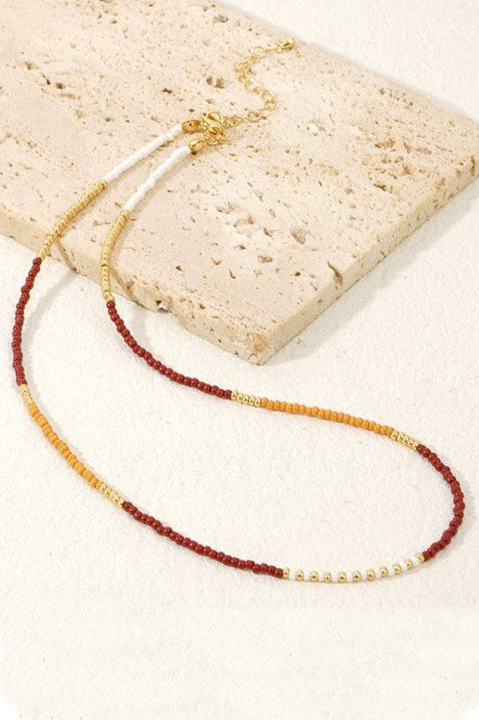 CLASSIC ARTISTIC BEADED NECKLACE | 40NK9632