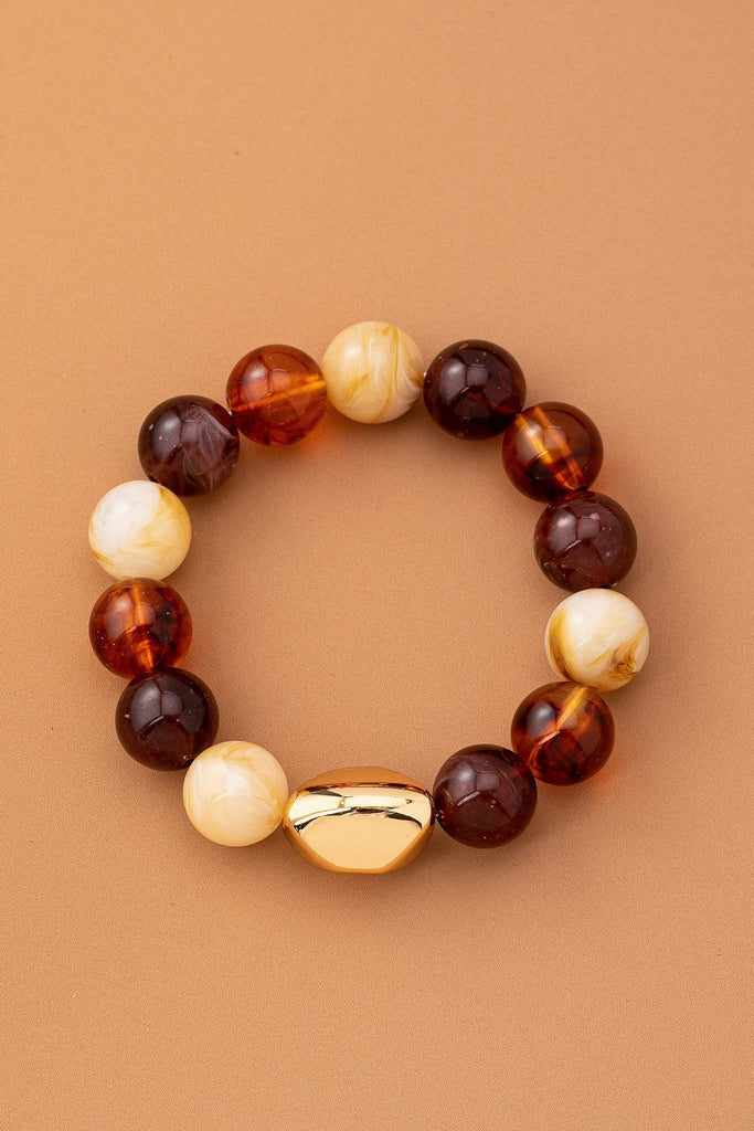 VINTAGE STATEMENT MIXED ACRYLIC BRACELET | 80B1569