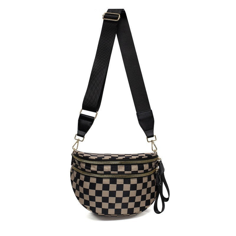CROSSBODY ZIPPER REMOVAL STRAP SLING BUM BAG | 40P593