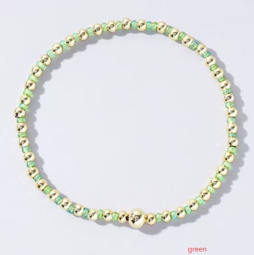 BOHO COLORFUL BALL BEADED BRACELET | 40B5223