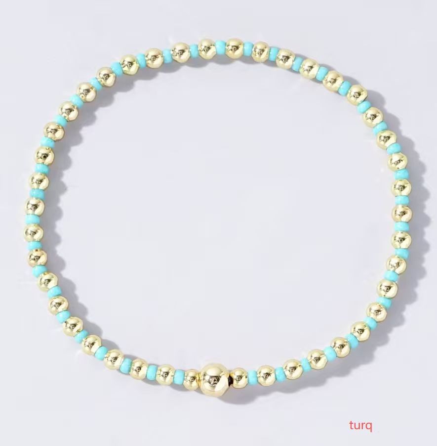 BOHO COLORFUL BALL BEADED BRACELET | 40B5223