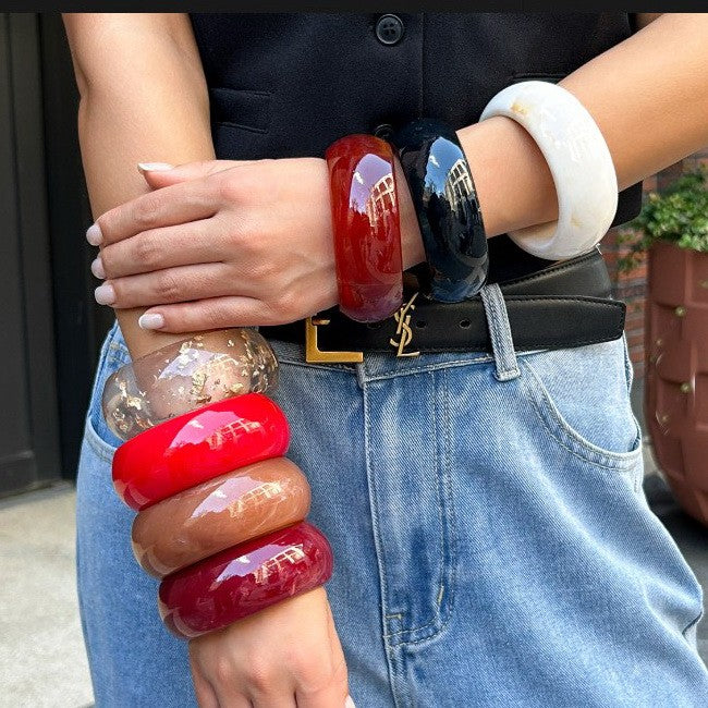 Chunky Resin Bangle | 40B5229