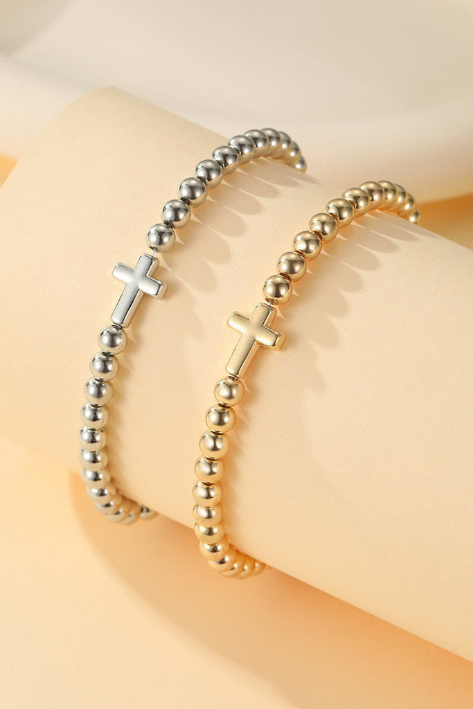 CROSS BALL CHAIN BRACELET | 40B5239