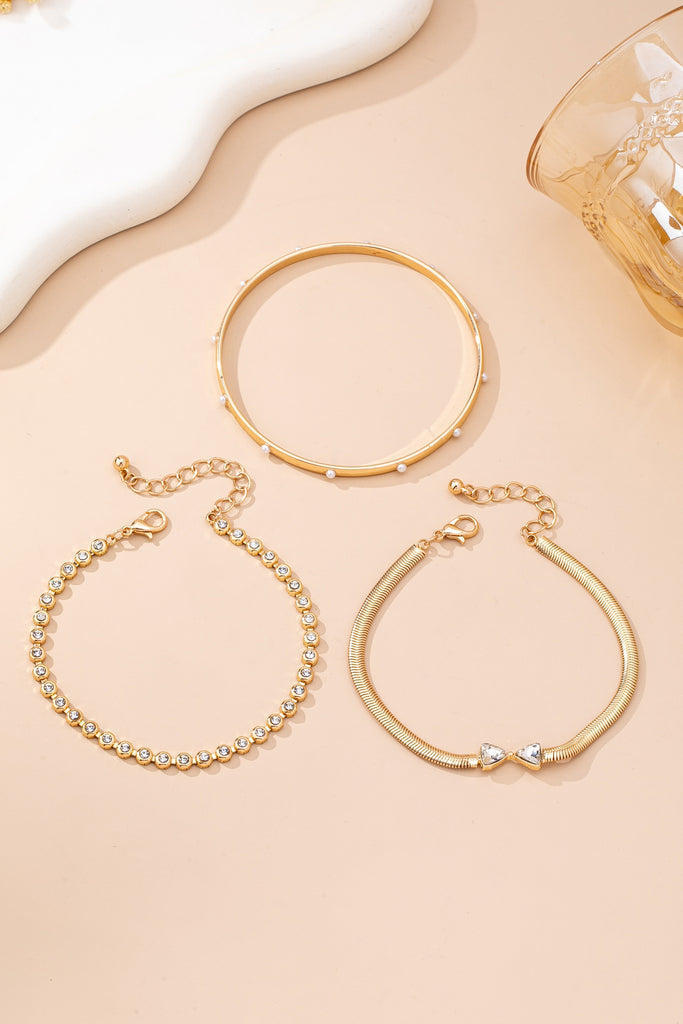 Herringbone Bow Bezels & Open Cuff Bracelet | 80B1638