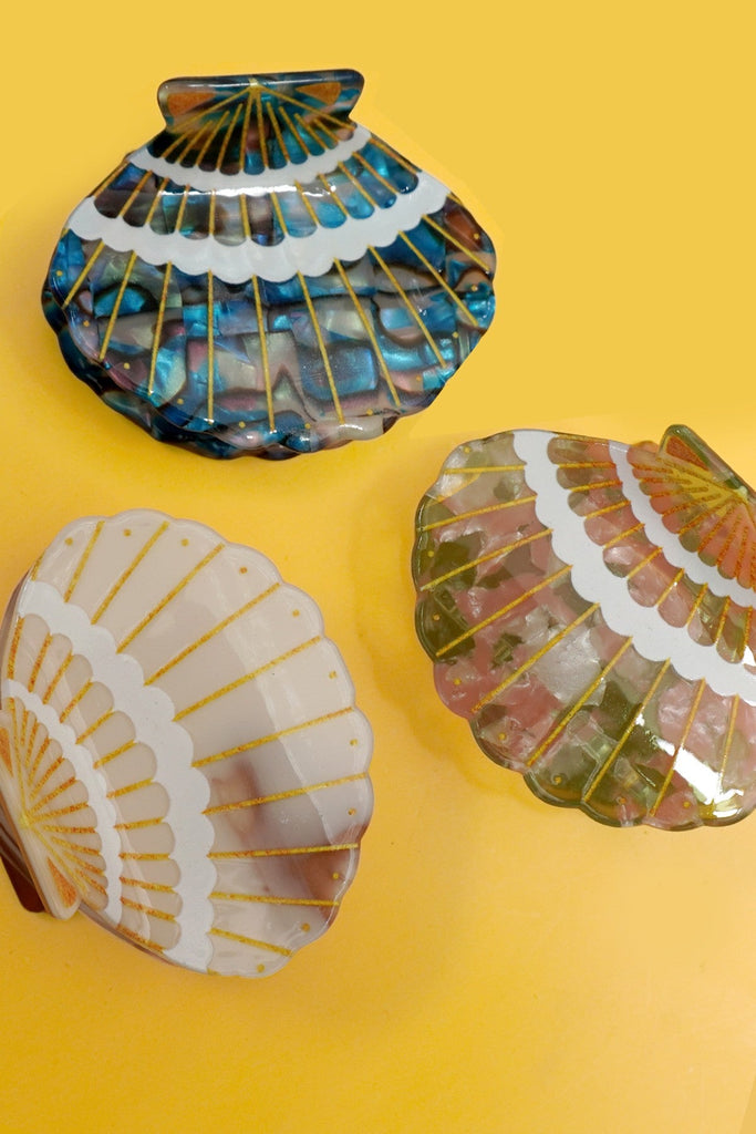 Marbled Seashell Hair Claw Clip | 40H1047