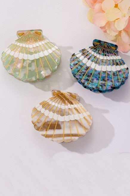Marbled Seashell Hair Claw Clip | 40H1047