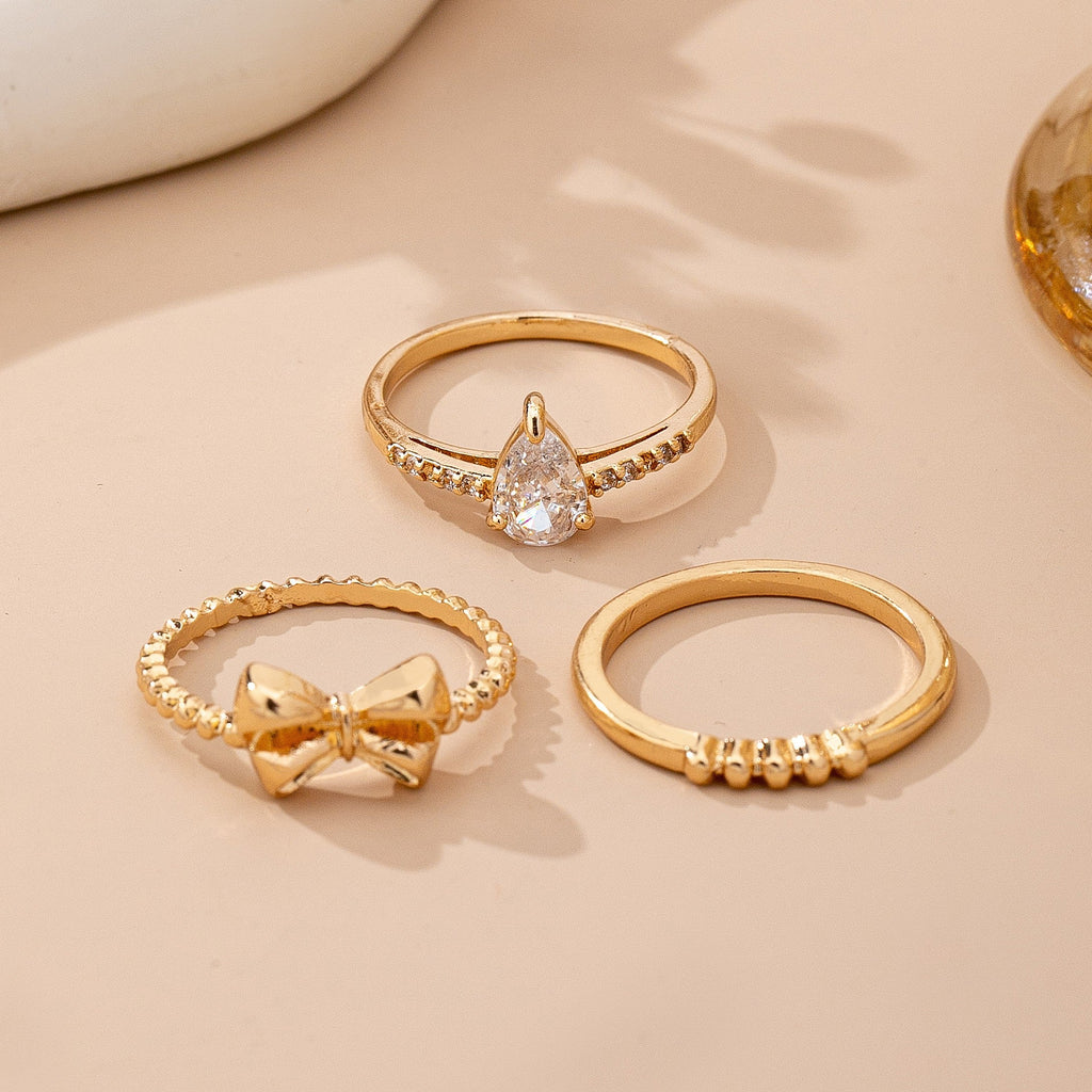 Multi Rhinestone Band Ring | 80R215