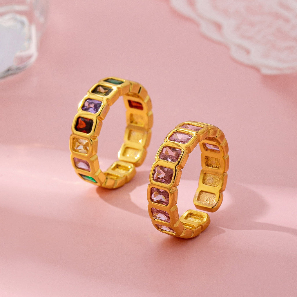 Rhinestone Eternity Band Ring | 80R217