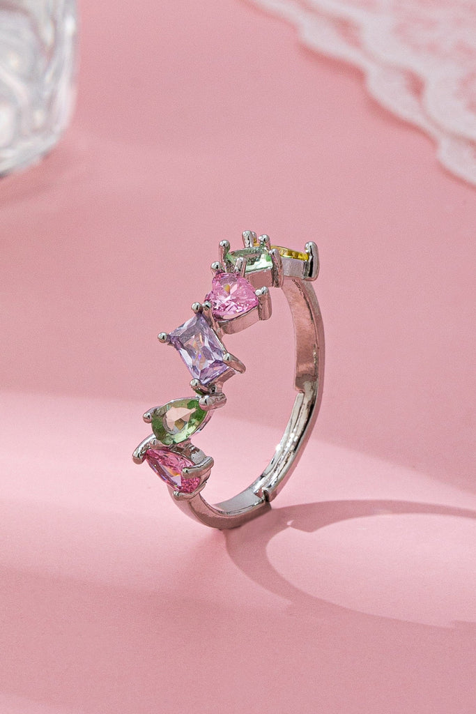 Rainbow Gem Eternity Ring | 80R221