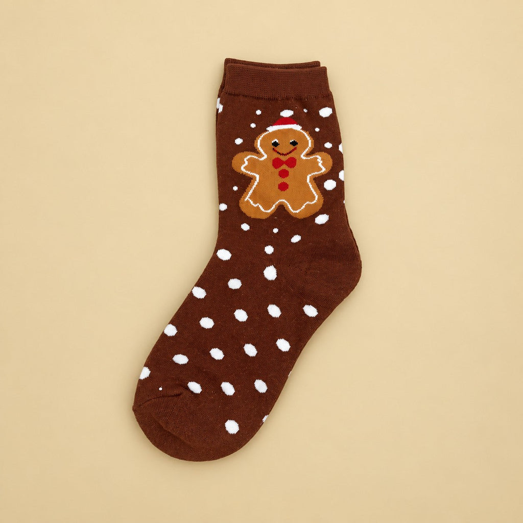 Festive Holiday Polka Dot Crew Socks | 40S02102