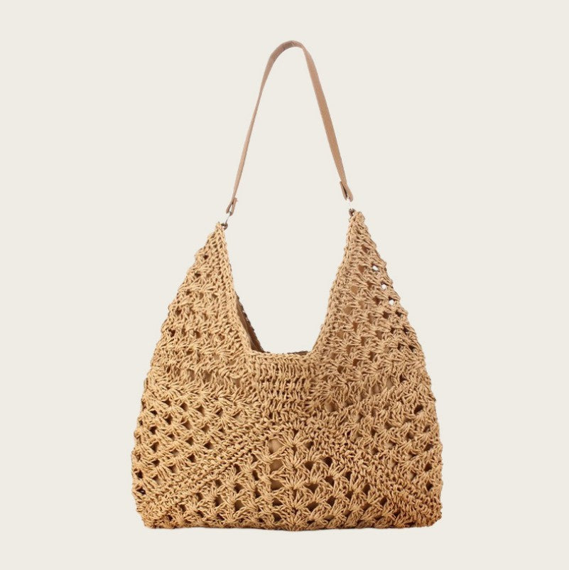 Crochet Open-Weave Boho Handbag | 40P602