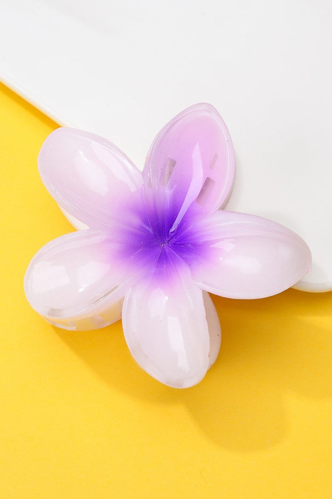 Gradient Floral Resin Hair Claw Clips | 40H1064