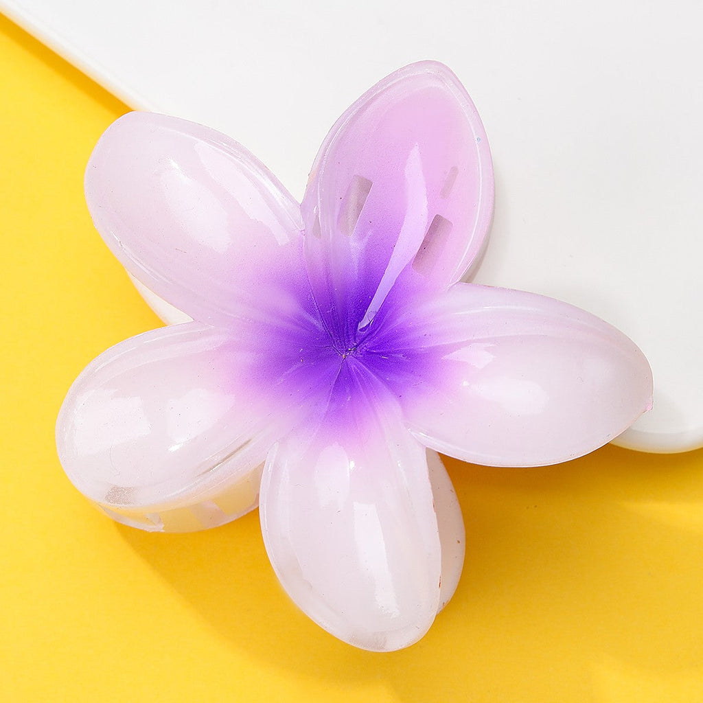 Gradient Floral Resin Hair Claw Clips | 40H1064