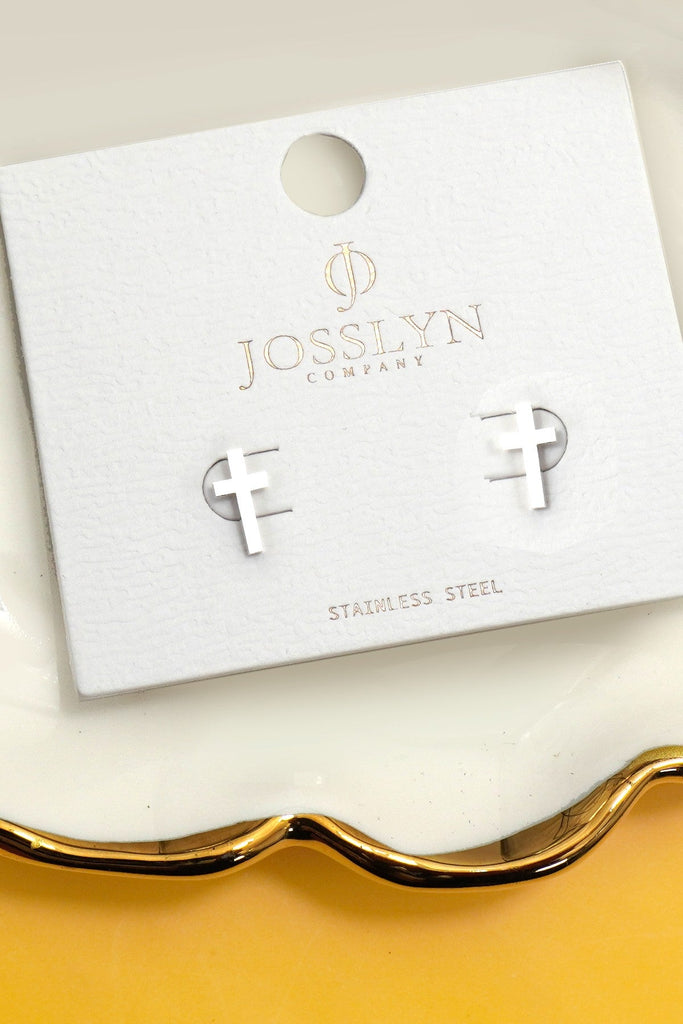 STAINLESS STEEL SCREW BACK POST STUD EARRINGS | 40E481