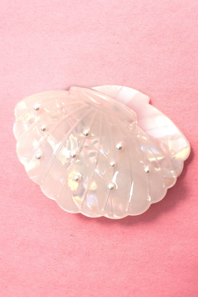 Seaside Pearl Shell & Starfish Hair Clips | 40H1067
