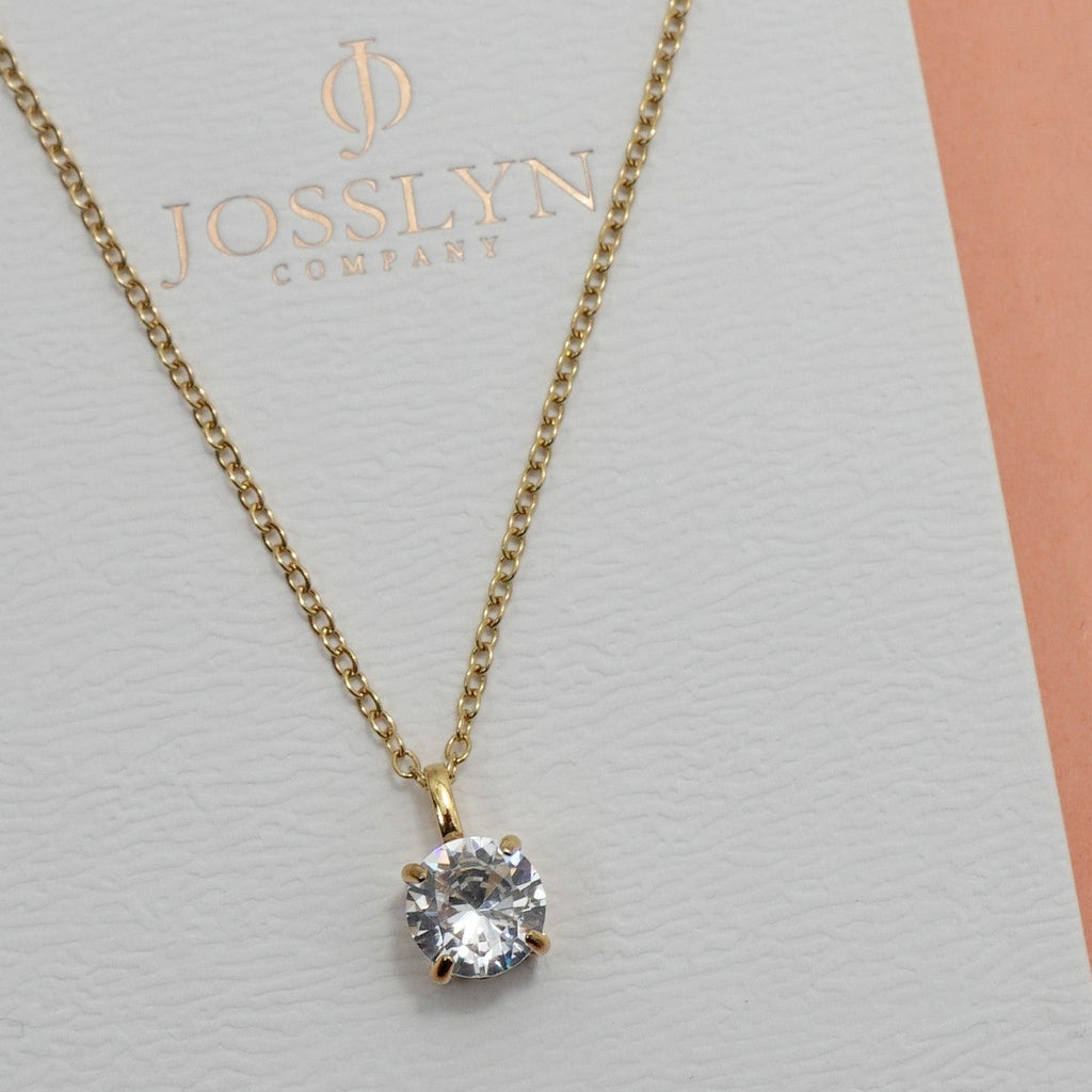 18K STAINLESS STEEL TARNISH FREE SQUARE NECKLACE | 40NK9675