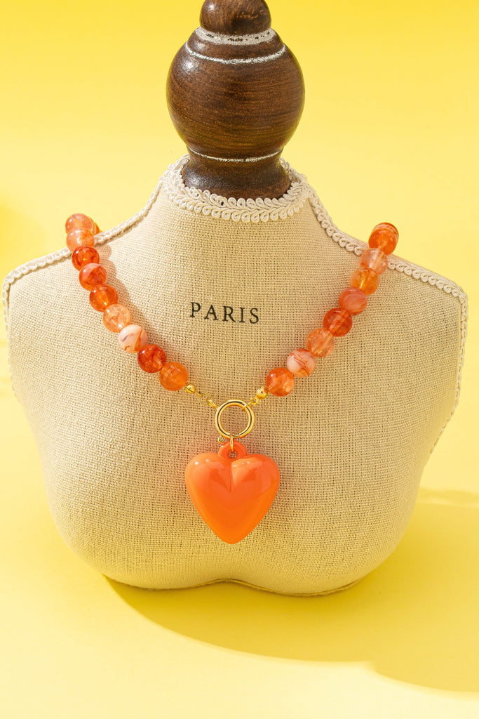 Sweetheart Beaded Heart Necklaces | 80N92994