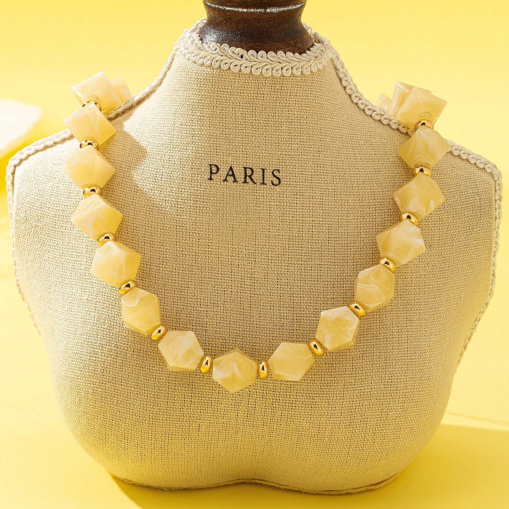 Faceted Resin Briolette Necklaces | 80N92987