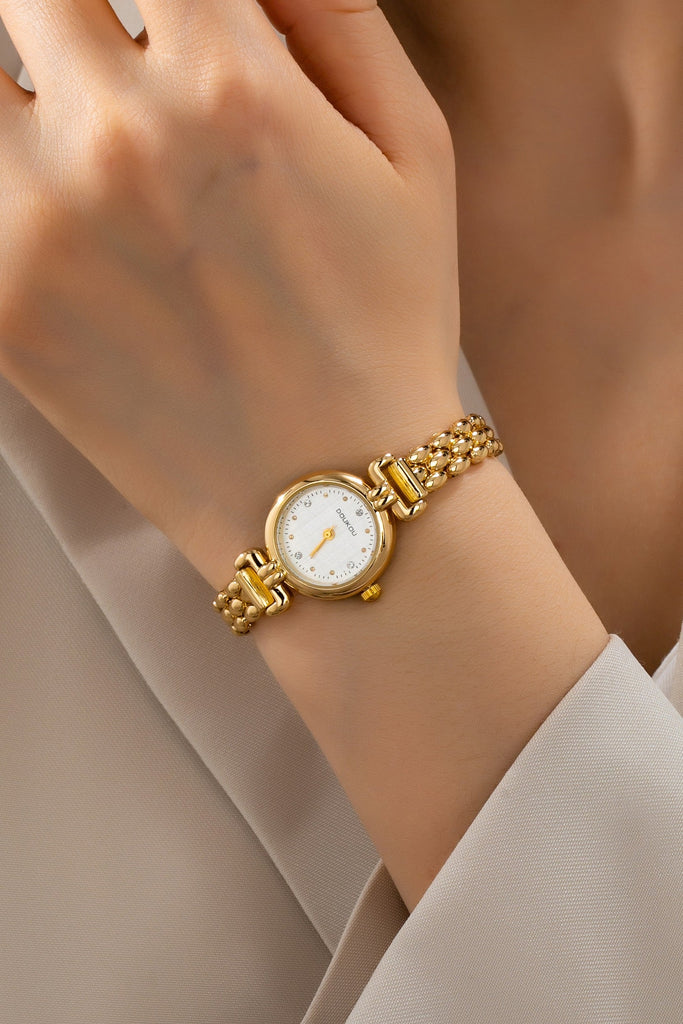 ROUND DIAL OVAL BAND BRACELET WATCH | 80W001