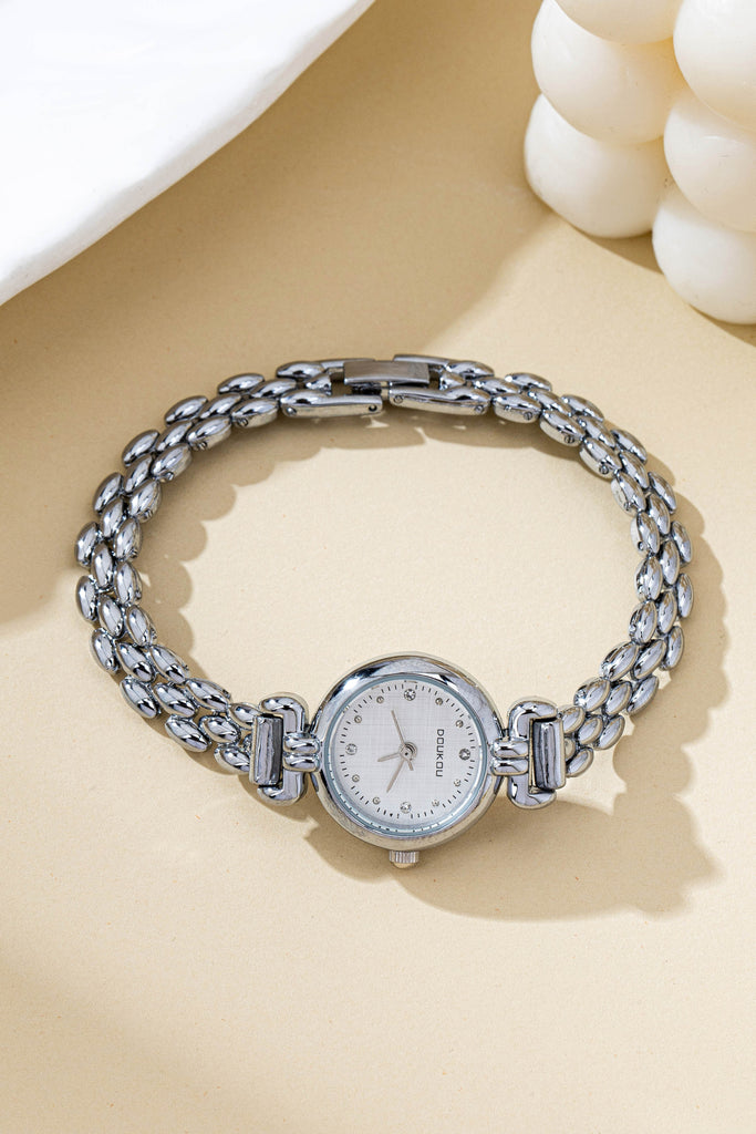 ROUND DIAL OVAL BAND BRACELET WATCH | 80W001