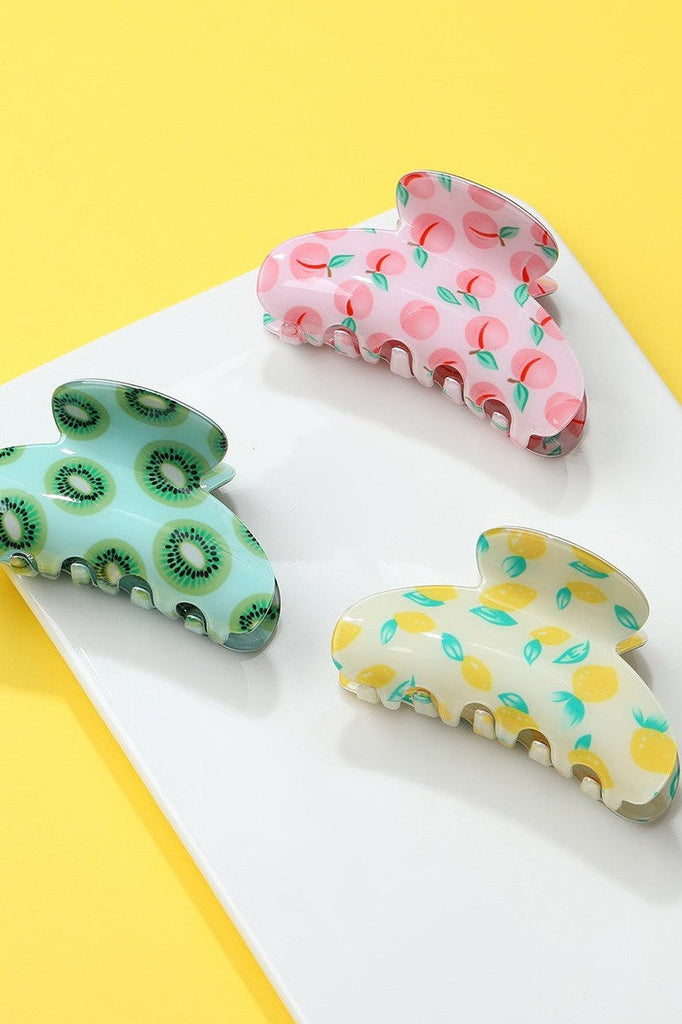 KIWI PEACH LEMON HAIR CLAW CLIP | 40H1084