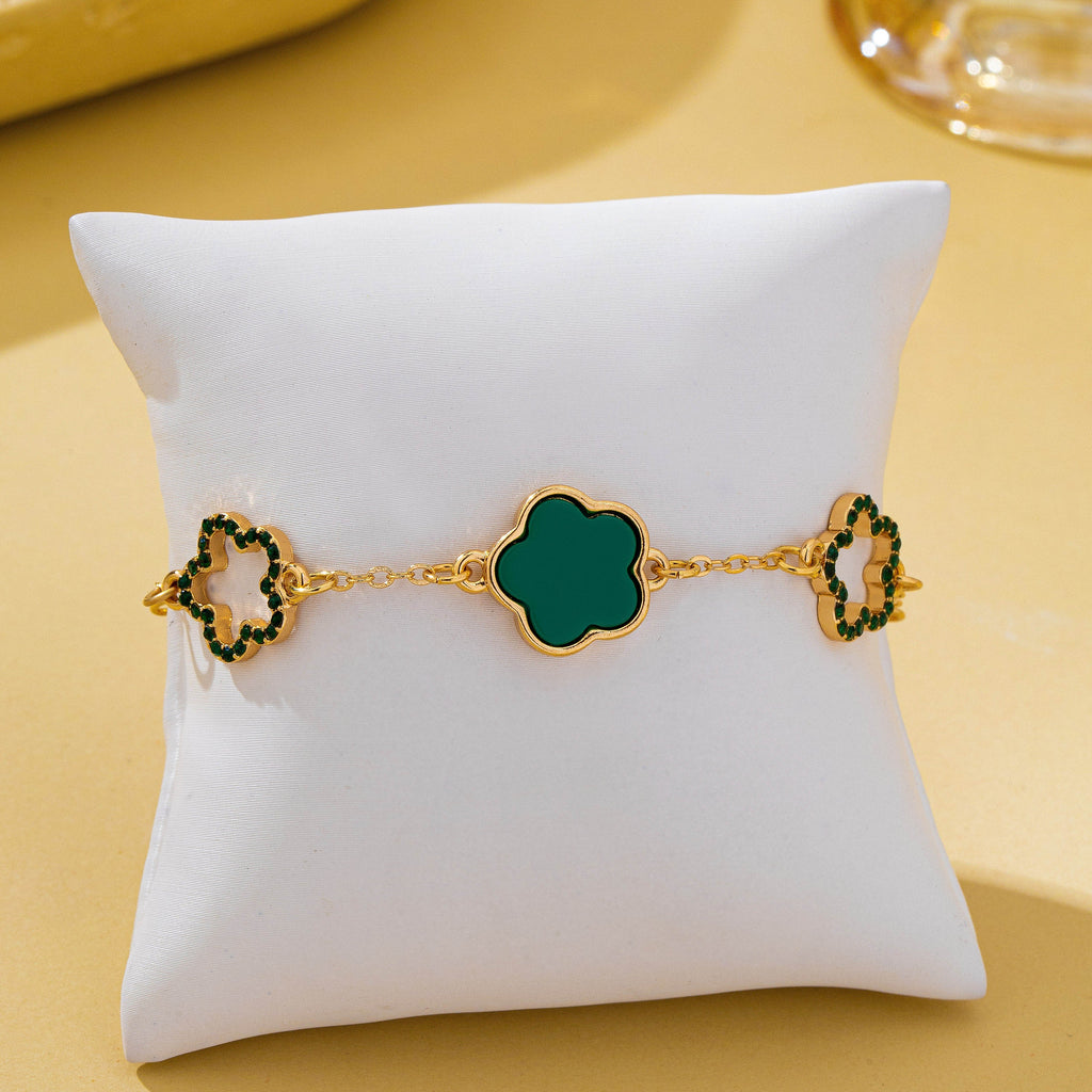 Clover Inspired Floral Bracelet | 80B1811