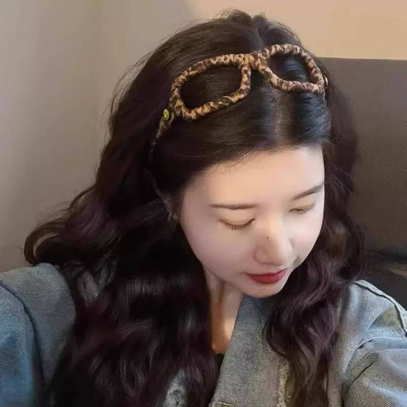 Leopard Print Cat Ear Twisted Headband | 40HB200