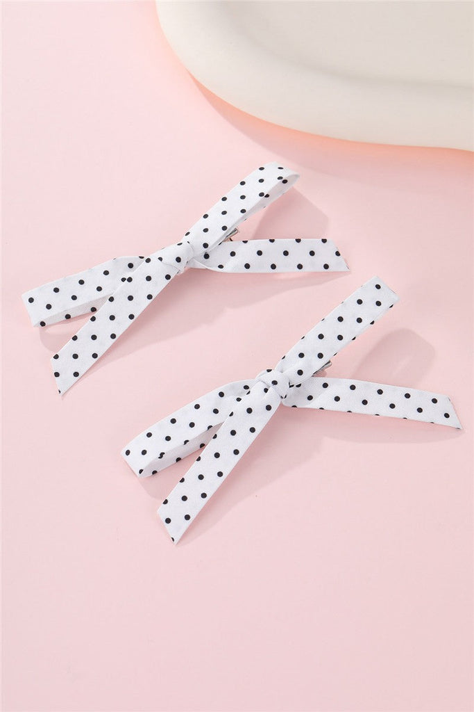 POLKA DOT MINI HAIR CLAW CLIPS SET OF 2 | 40H1089