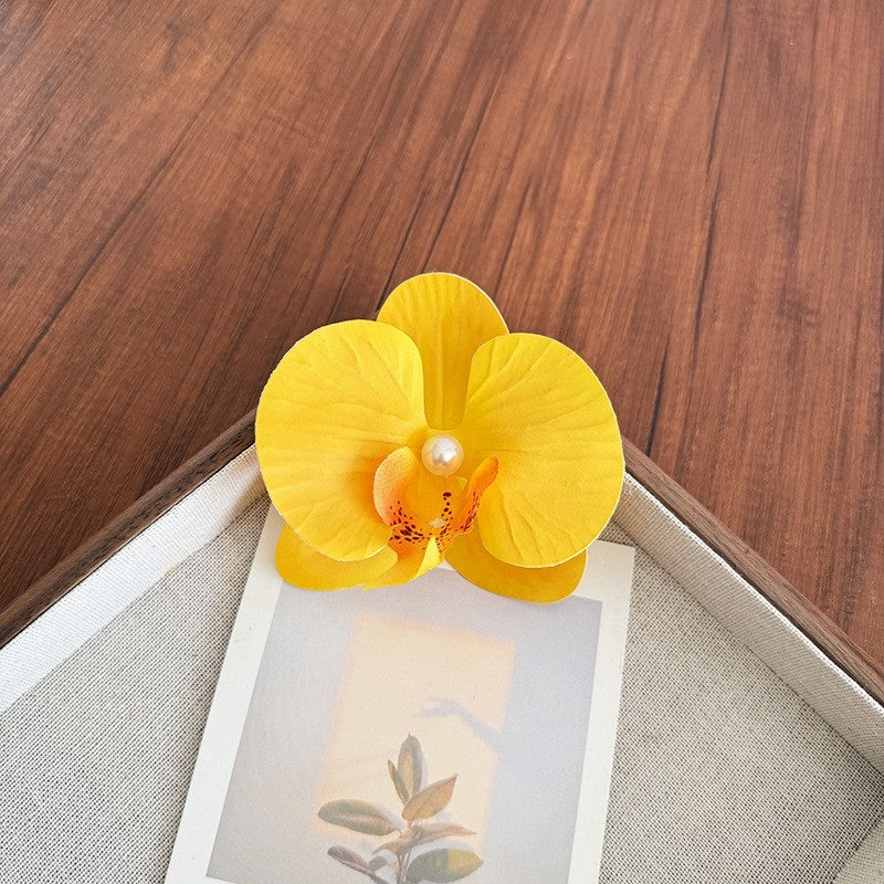 Tropical Orchid Silk Floral Hair Clip | 40H1092