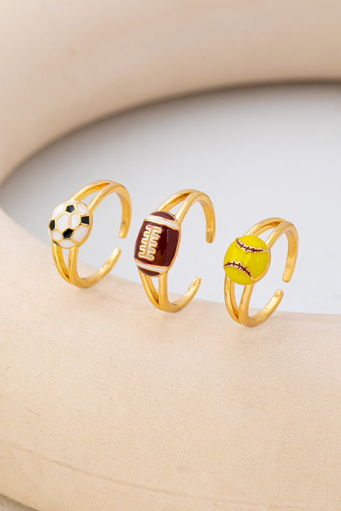 Gameday Adjustable Football Soccer Softball Ring | 80R280