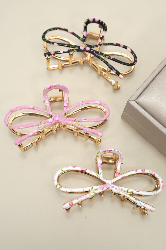 Botanical Floral Coquette Clip Hair Claw Clips | 40H1102
