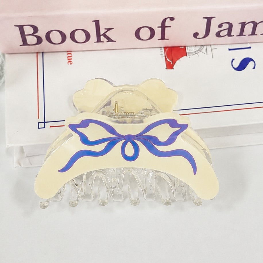 Coquette Ribbon Resin Hair Claw Clips | 40H1104