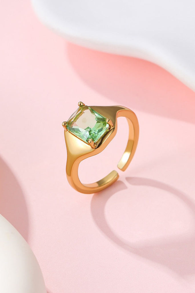 Cushion-Cut Pastel Gemstone Ring | 40R153
