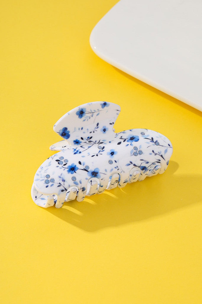 Floral Print Hair Claw Clips | 40H1110
