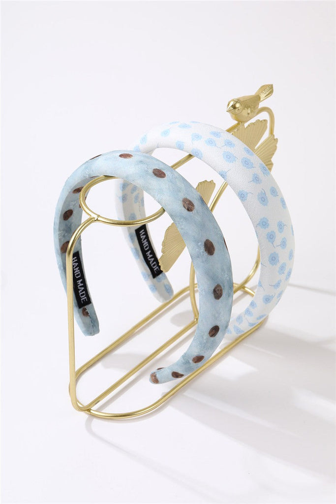 FLORAL & POLKA DOT PRINTED HEADBAND | 40HB204