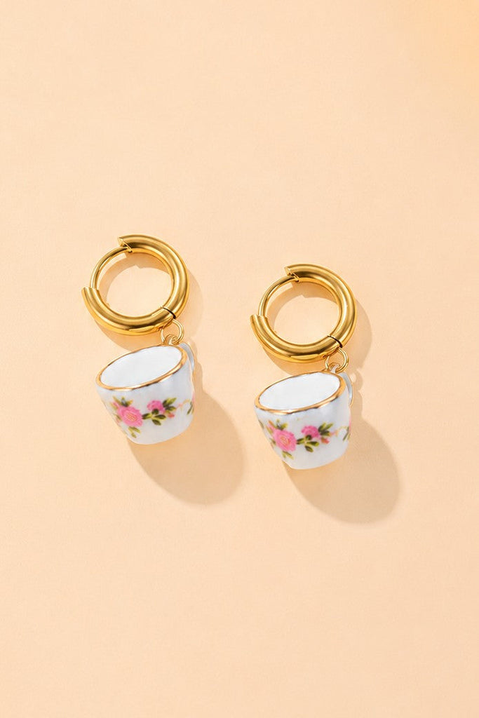 18K STAINLESS WATERPROOF TARNISH FREE EARRINGS | 40E518