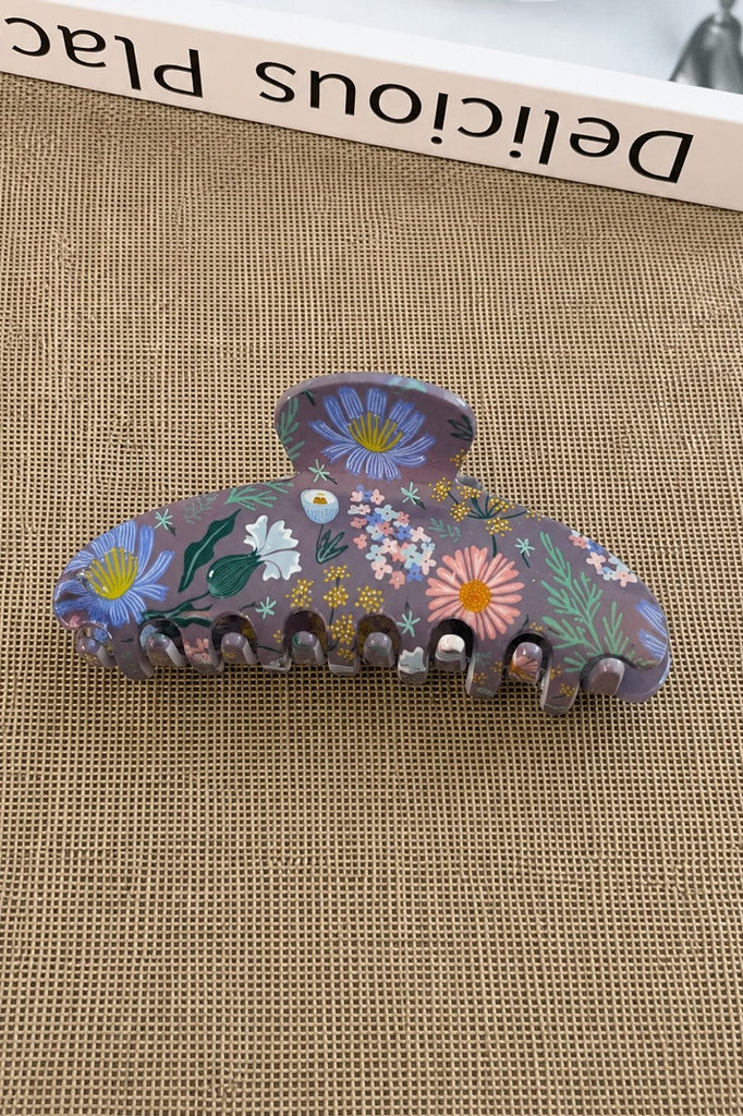Jumbo Floral Seashell Hair Claw Clips | 40H1123