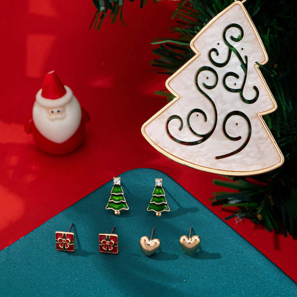 Holiday Christmas Trio Earring & Ornament Set | 80E62510