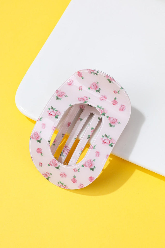Jumbo Lay Flat Oval Hair Claw Clips Secure Styling | 40H1137