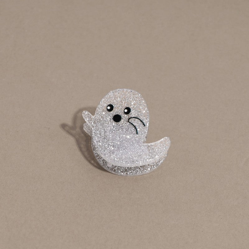 HALLOWEEN PUMPKIN GHOST SET OF 4 HAIR CLAW CLIPS |40H1143
