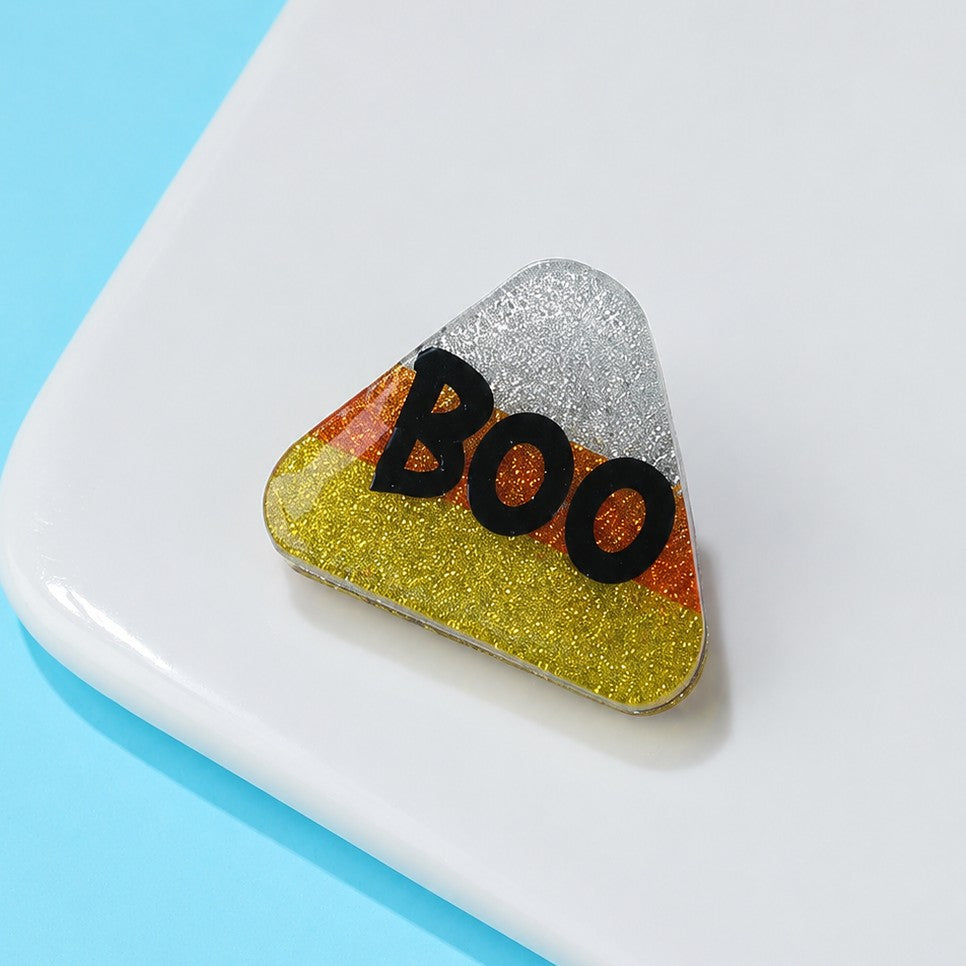 HALLOWEEN PUMPKIN GHOST SET OF 4 HAIR CLAW CLIPS |40H1143